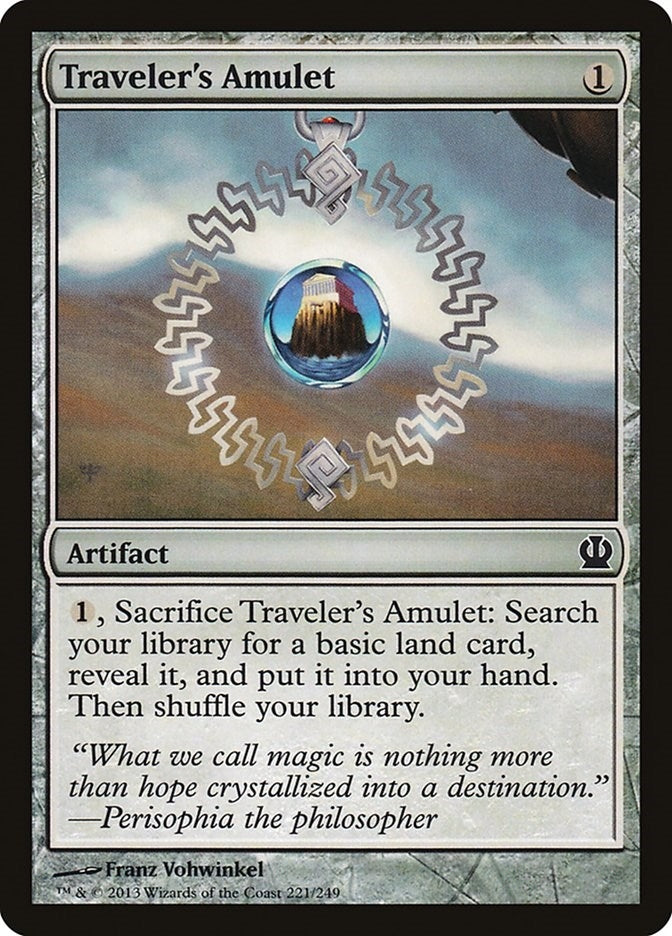 Image for Traveler's Amulet (221) [Theros] - Magic: The Gathering