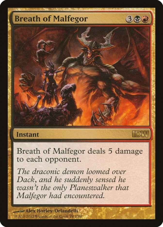 Image for Breath of Malfegor (IDW Comics 2012) (P8) [Media Promos] - Magic: The Gathering