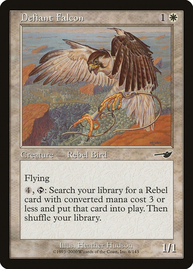 Image for Defiant Falcon (6) [Nemesis] - Magic: The Gathering