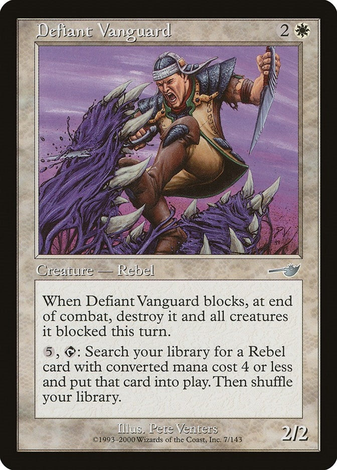 Image for Defiant Vanguard (7) [Nemesis] - Magic: The Gathering