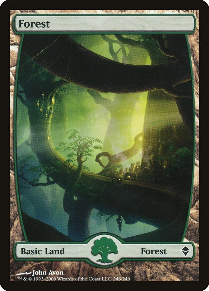 Image for Forest (246) - Full Art (246) [Zendikar] - Magic: The Gathering