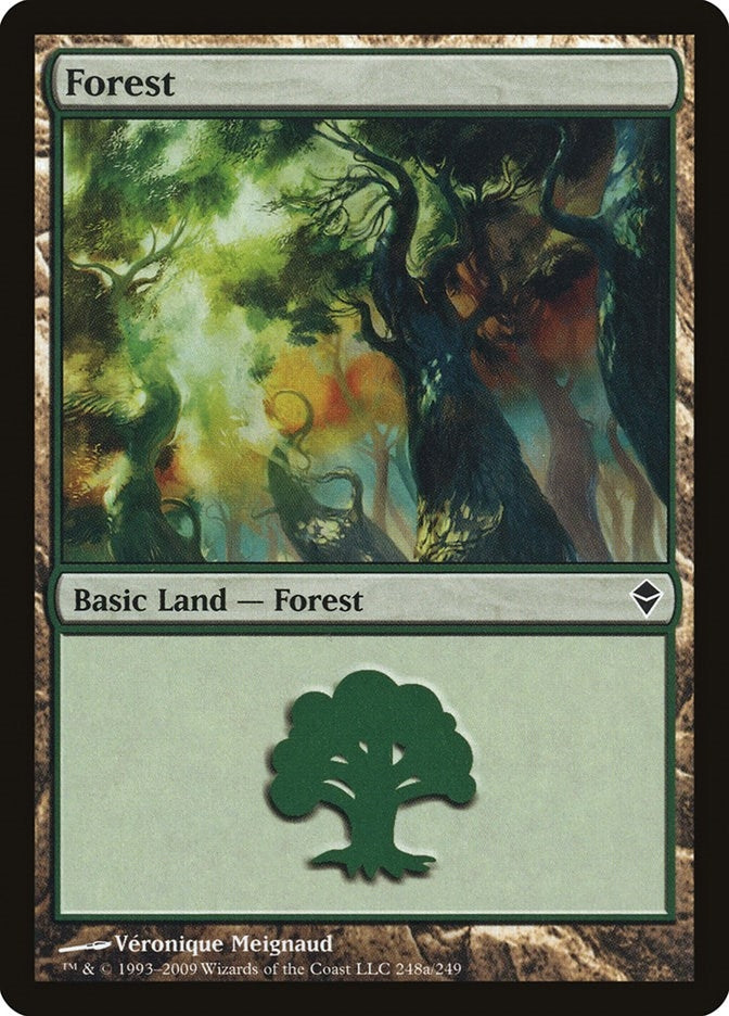 Image for Forest (248a) (248a) [Zendikar] - Magic: The Gathering