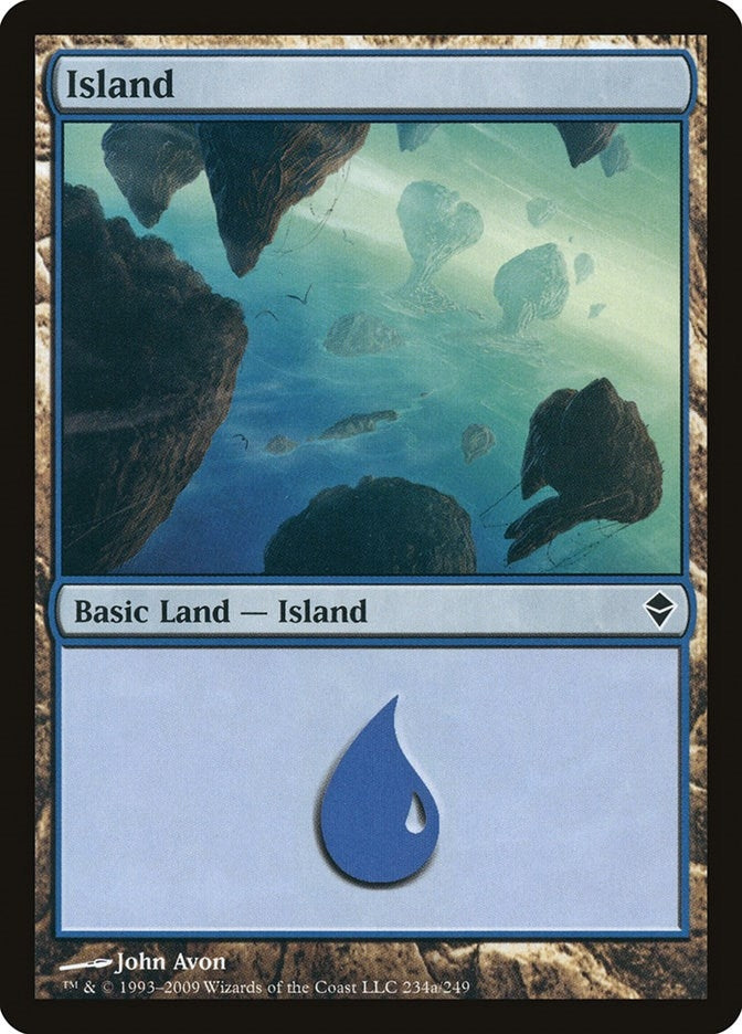 Image for Island (234a) (234a) [Zendikar] - Magic: The Gathering