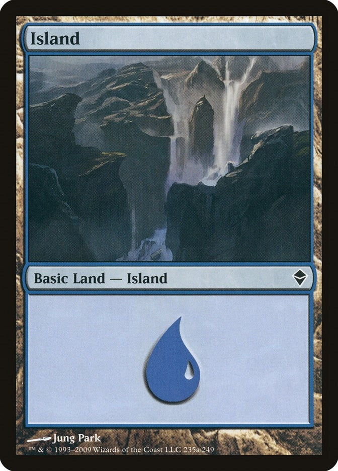 Image for Island (235a) (235a) [Zendikar] - Magic: The Gathering