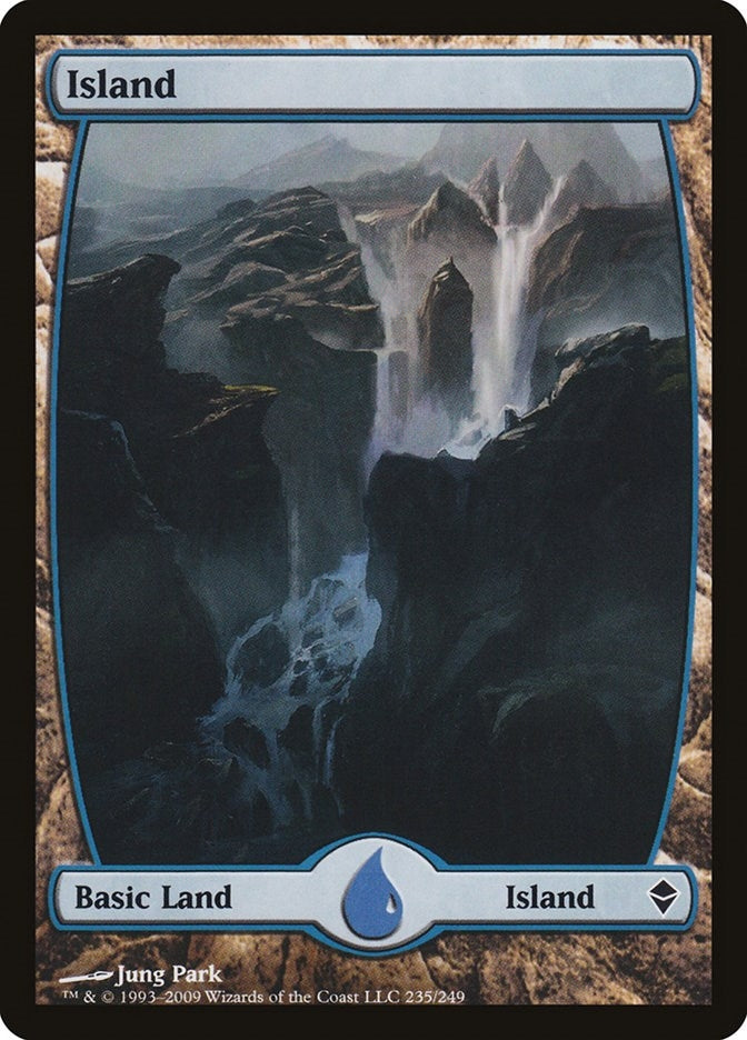 Island (235) - Full Art (235) [Zendikar]