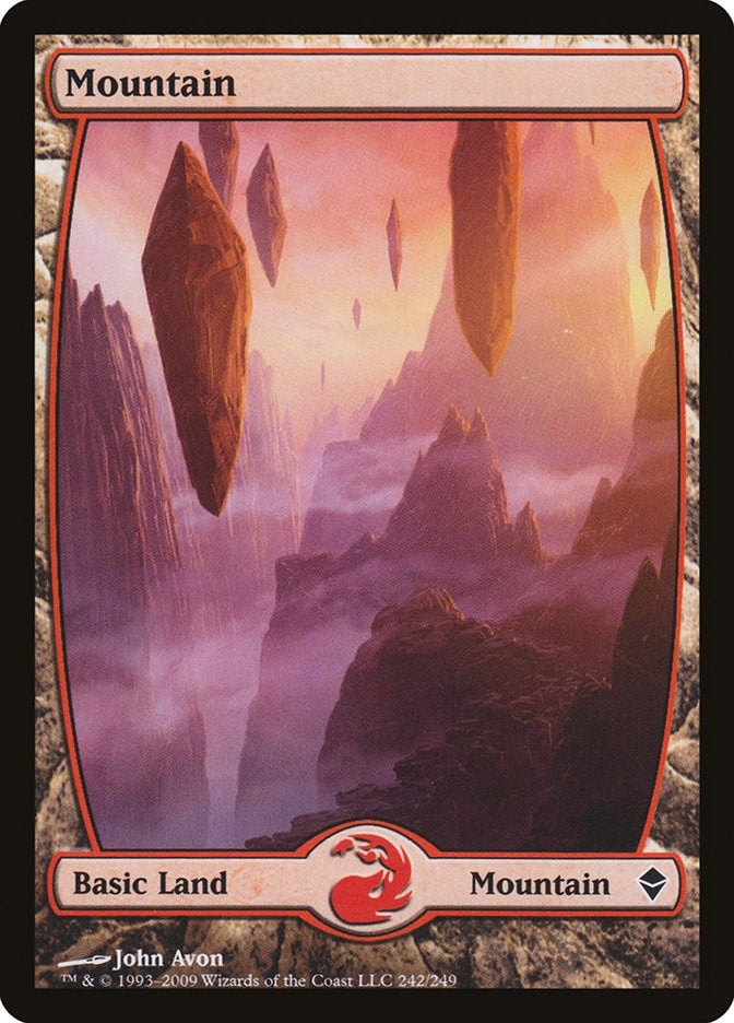 Image for Mountain (242) - Full Art (242) [Zendikar] - Magic: The Gathering