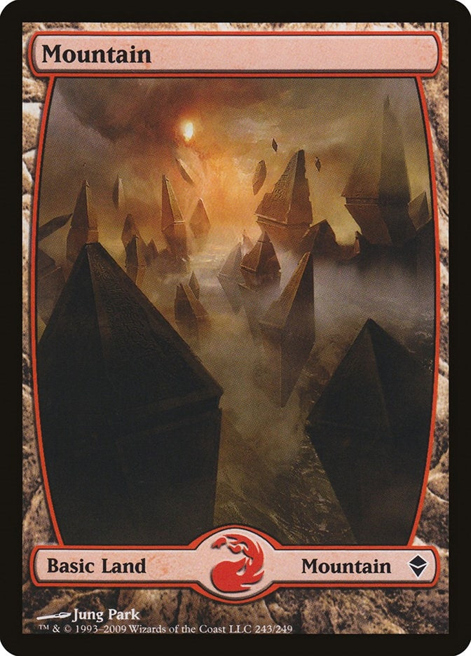 Image for Mountain (243) - Full Art (243) [Zendikar] - Magic: The Gathering