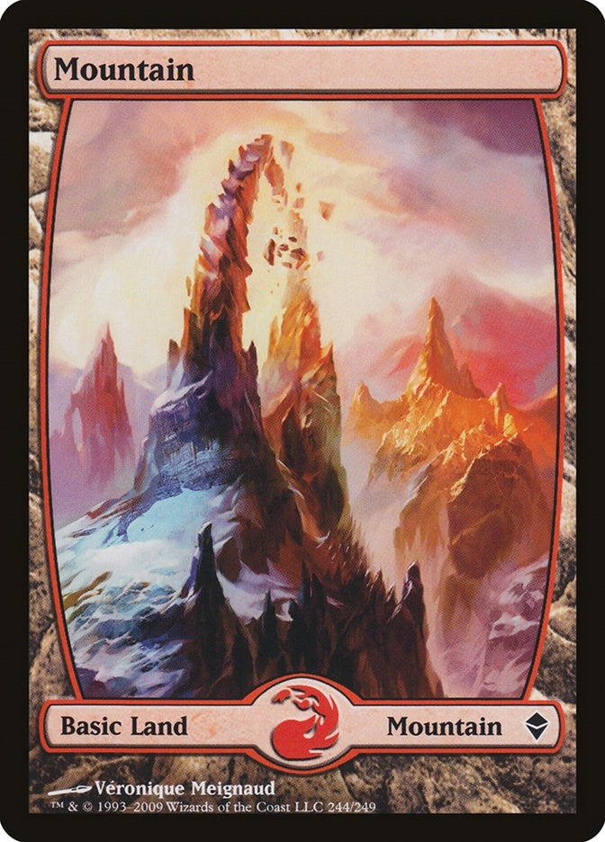 Image for Mountain (244) - Full Art (244) [Zendikar] - Magic: The Gathering