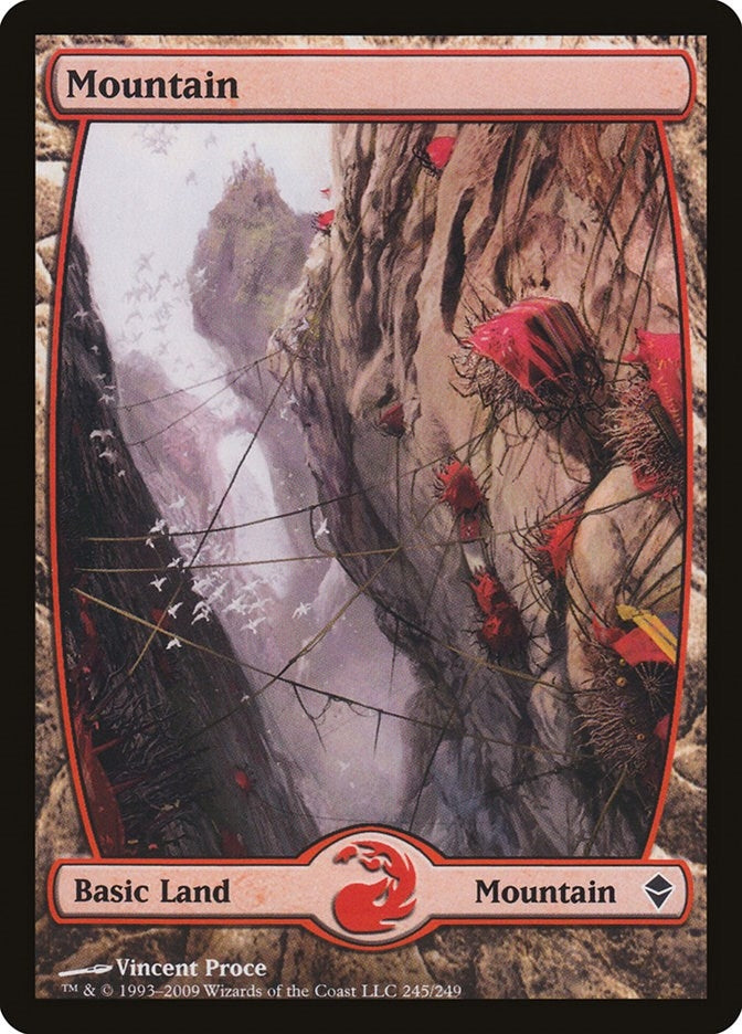 Image for Mountain (245) - Full Art (245) [Zendikar] - Magic: The Gathering