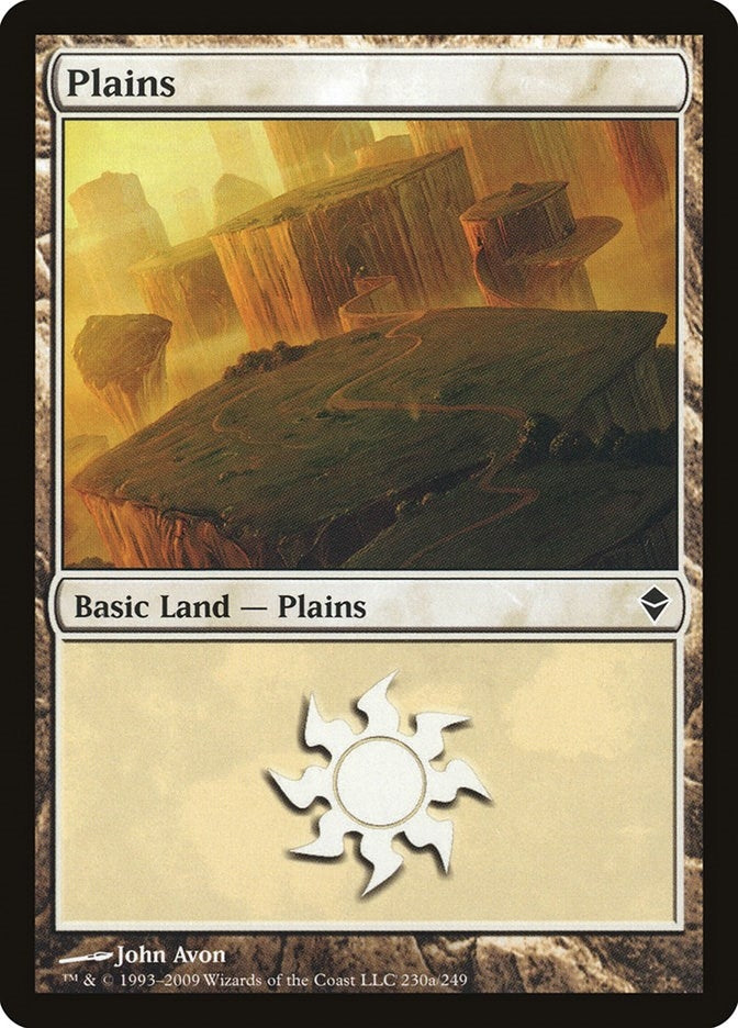 Image for Plains (230a) (230a) [Zendikar] - Magic: The Gathering