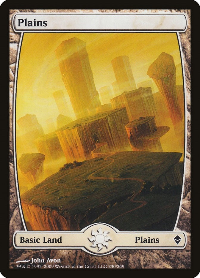 Plains (230) - Full Art (230) [Zendikar]
