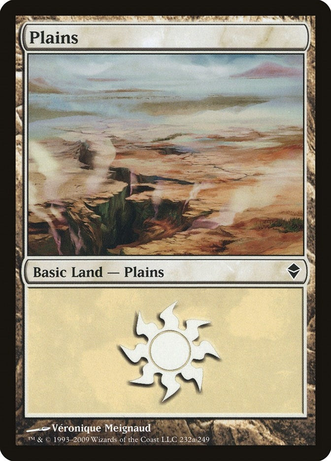 Image for Plains (232a) (232a) [Zendikar] - Magic: The Gathering