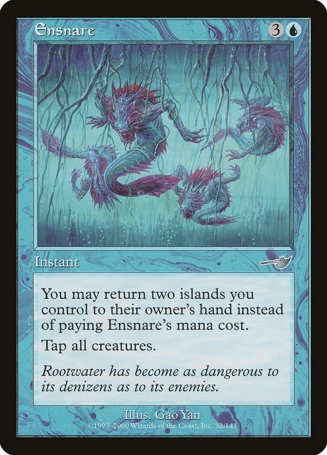 Image for Ensnare (32) [Nemesis] - Magic: The Gathering