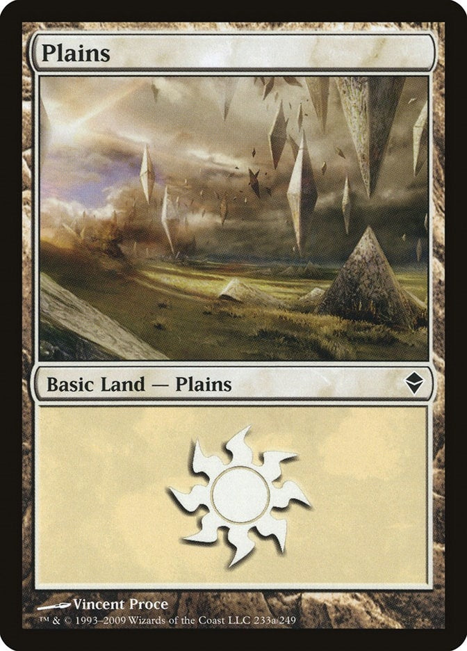 Image for Plains (233a) (233a) [Zendikar] - Magic: The Gathering