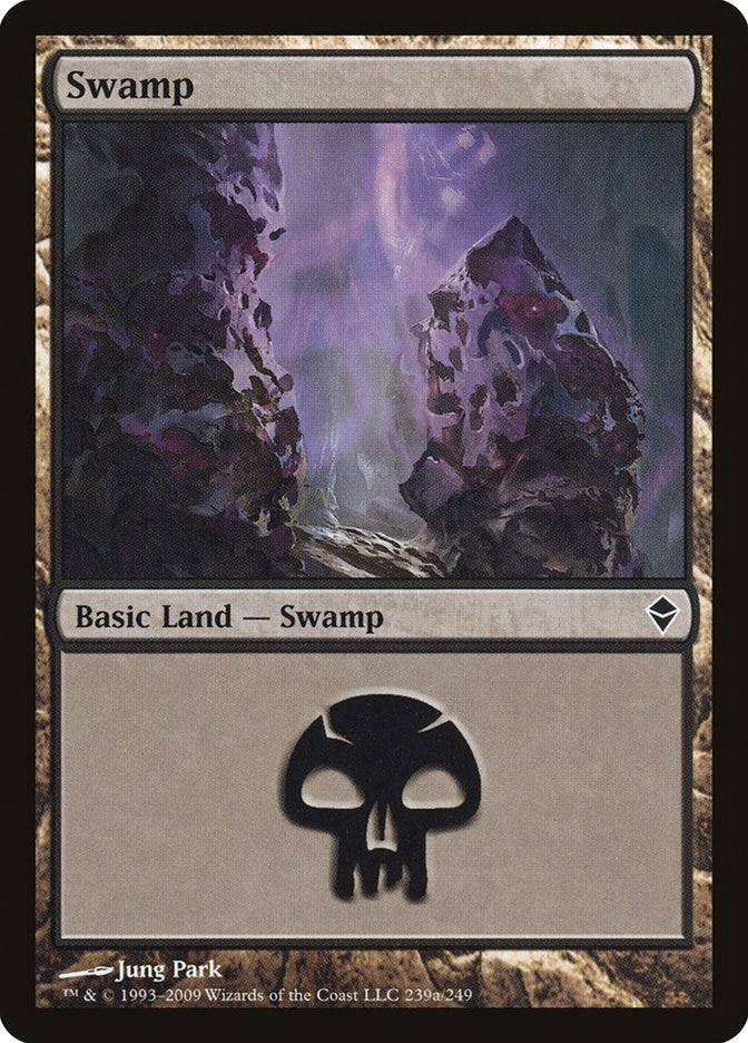 Image for Swamp (239a) (239a) [Zendikar] - Magic: The Gathering