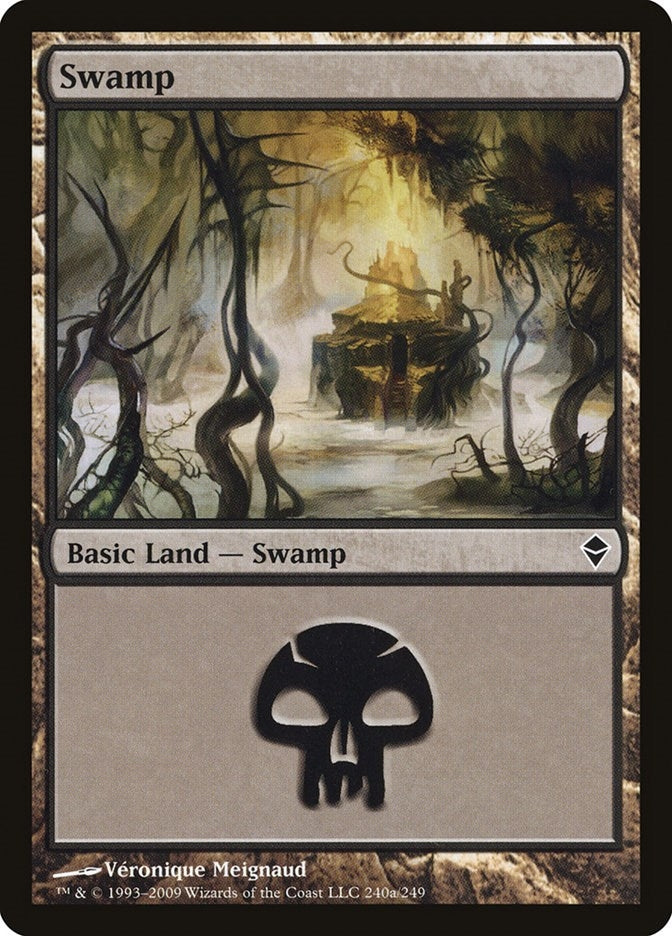 Image for Swamp (240a) (240a) [Zendikar] - Magic: The Gathering
