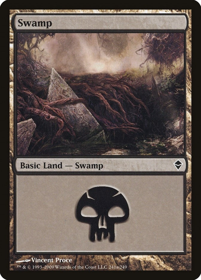 Image for Swamp (241a) (241a) [Zendikar] - Magic: The Gathering