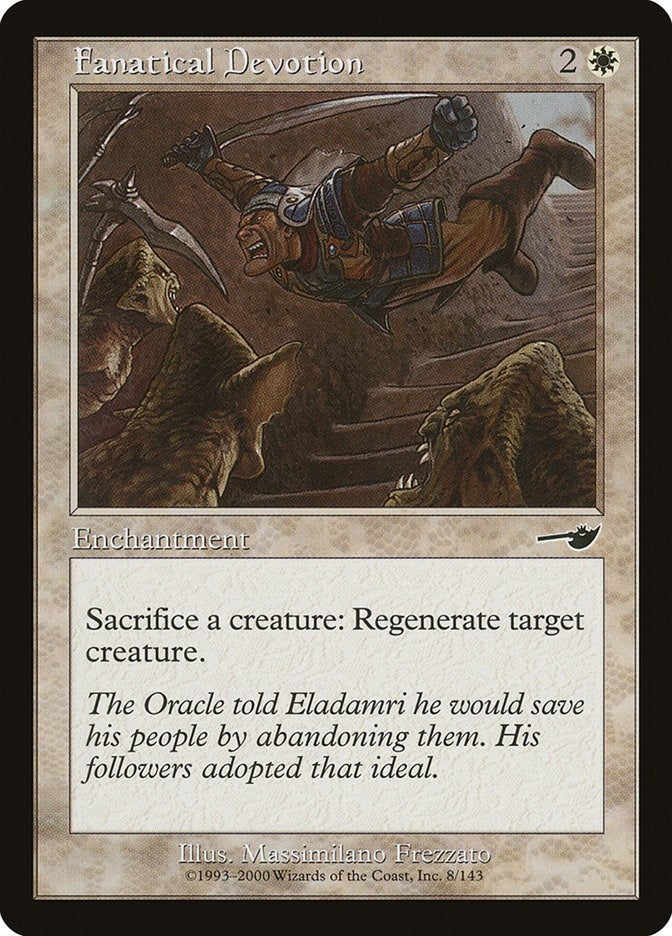 Image for Fanatical Devotion (8) [Nemesis] - Magic: The Gathering