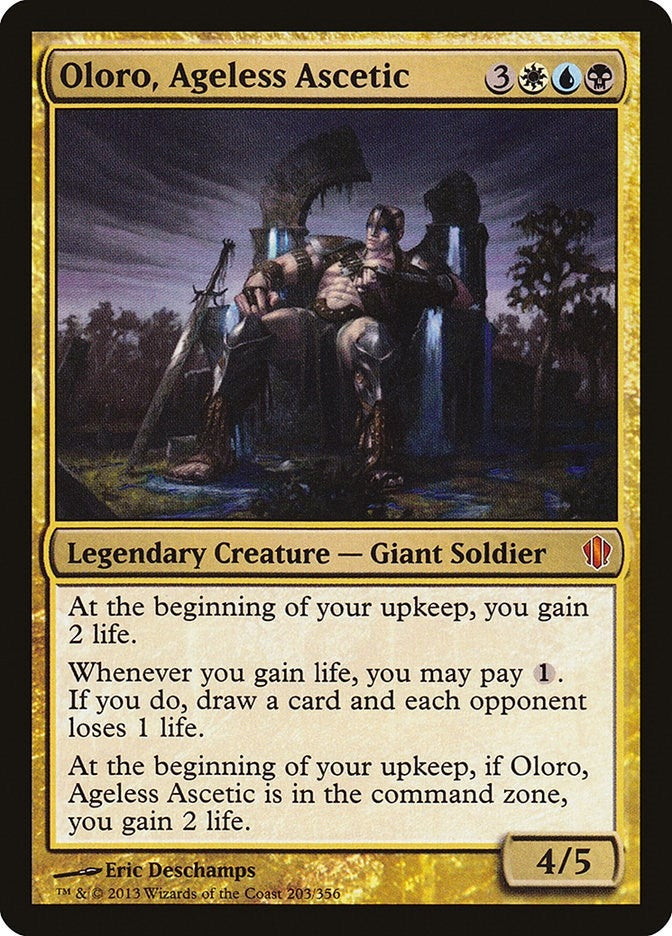Image for Oloro, Ageless Ascetic (203) [Commander 2013] - Magic: The Gathering