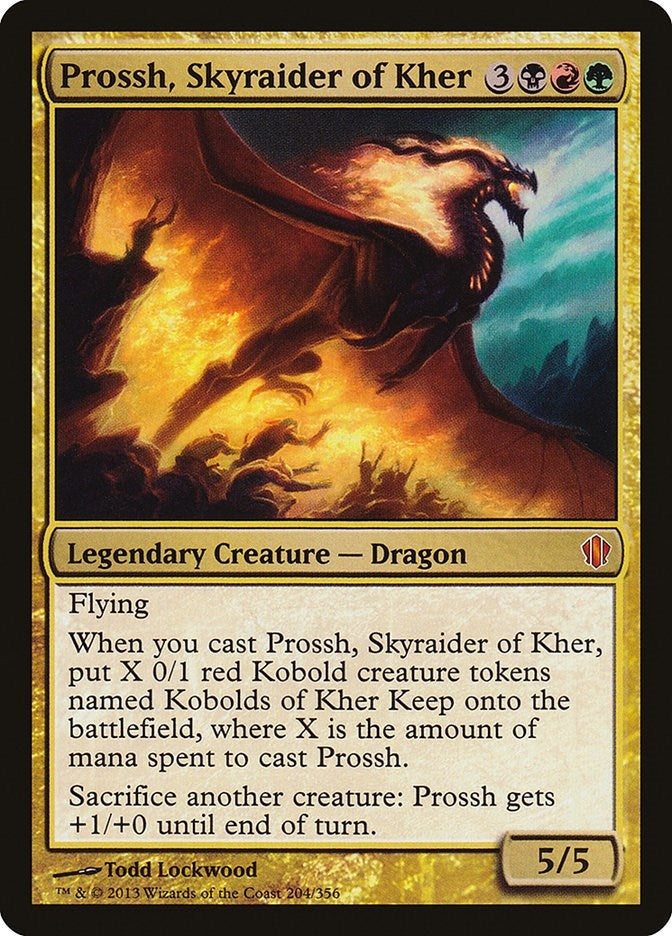 Image for Prossh, Skyraider of Kher (204) [Commander 2013] - Magic: The Gathering