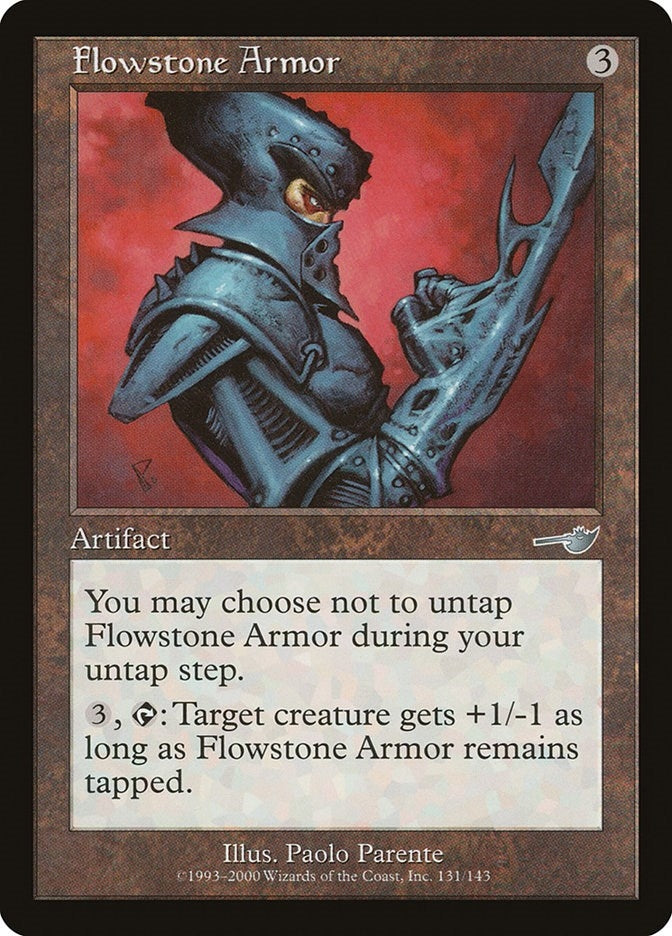 Image for Flowstone Armor (131) [Nemesis] - Magic: The Gathering