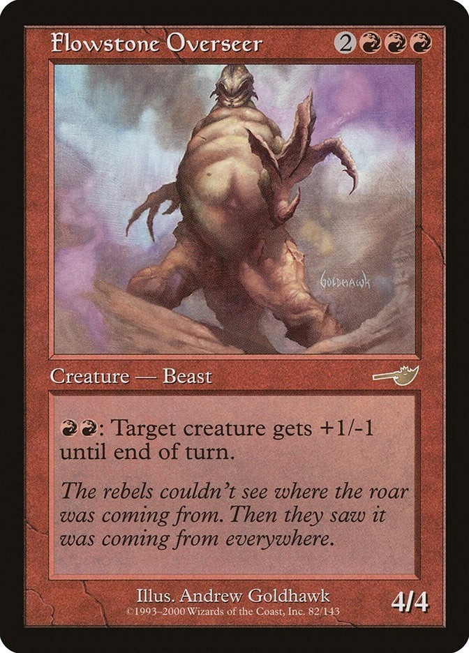 Image for Flowstone Overseer (82) [Nemesis] - Magic: The Gathering
