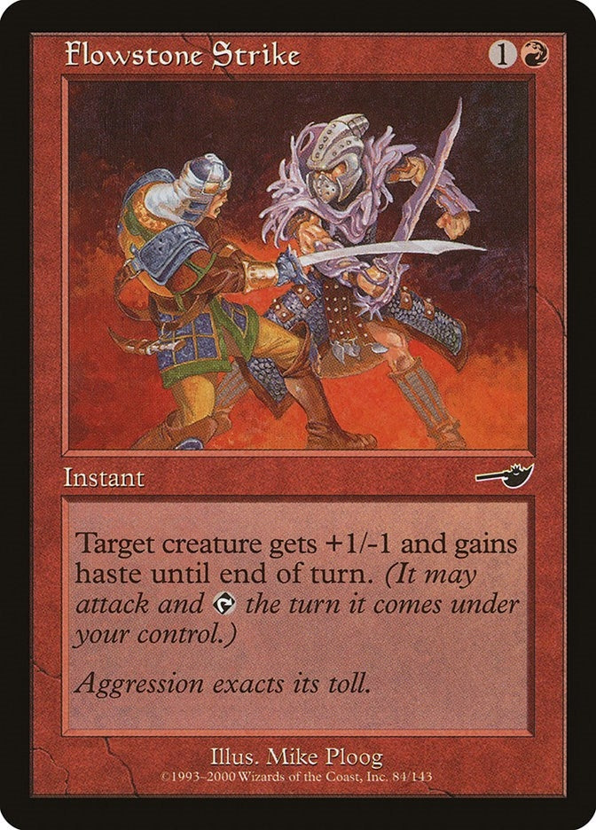 Image for Flowstone Strike (84) [Nemesis] - Magic: The Gathering