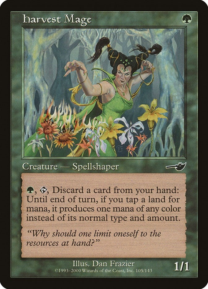 Image for Harvest Mage (105) [Nemesis] - Magic: The Gathering