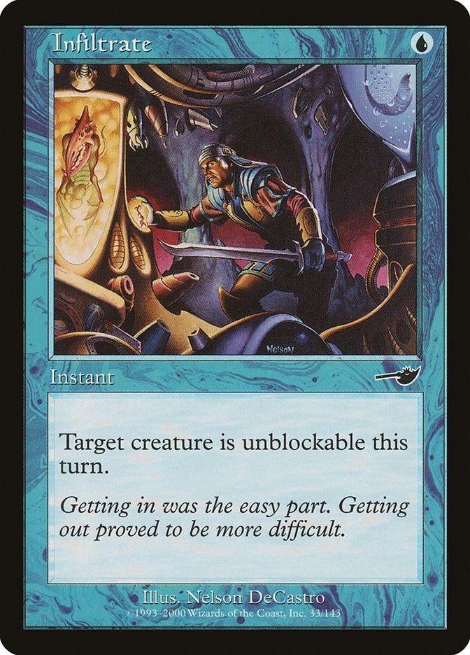 Image for Infiltrate (33) [Nemesis] - Magic: The Gathering