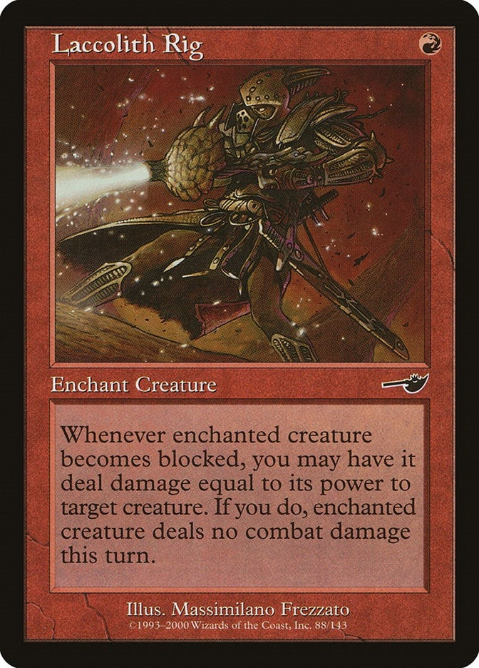 Image for Laccolith Rig (88) [Nemesis] - Magic: The Gathering