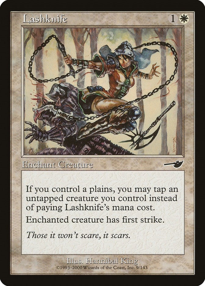 Image for Lashknife (9) [Nemesis] - Magic: The Gathering
