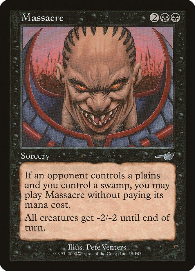Image for Massacre (58) [Nemesis] - Magic: The Gathering