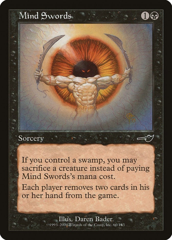 Image for Mind Swords (60) [Nemesis] - Magic: The Gathering