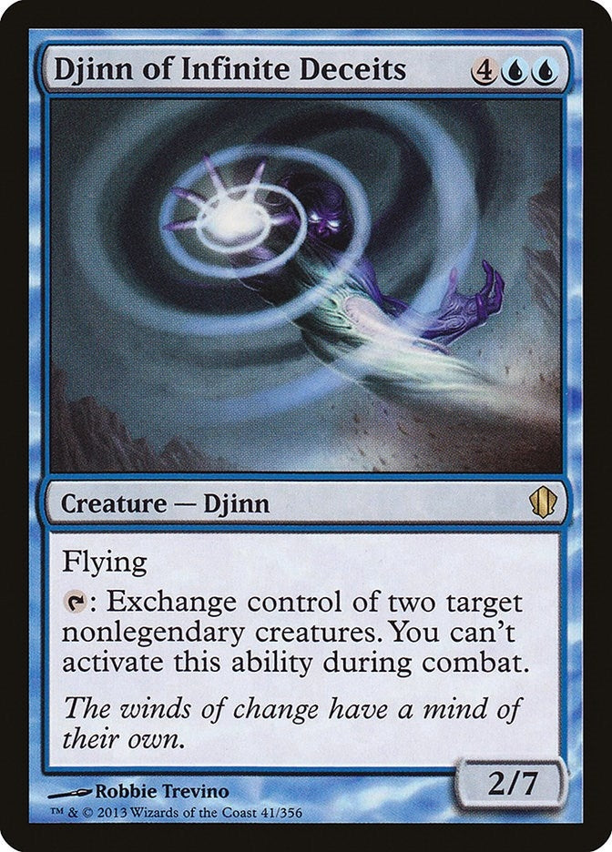 Image for Djinn of Infinite Deceits (41) [Commander 2013] - Magic: The Gathering