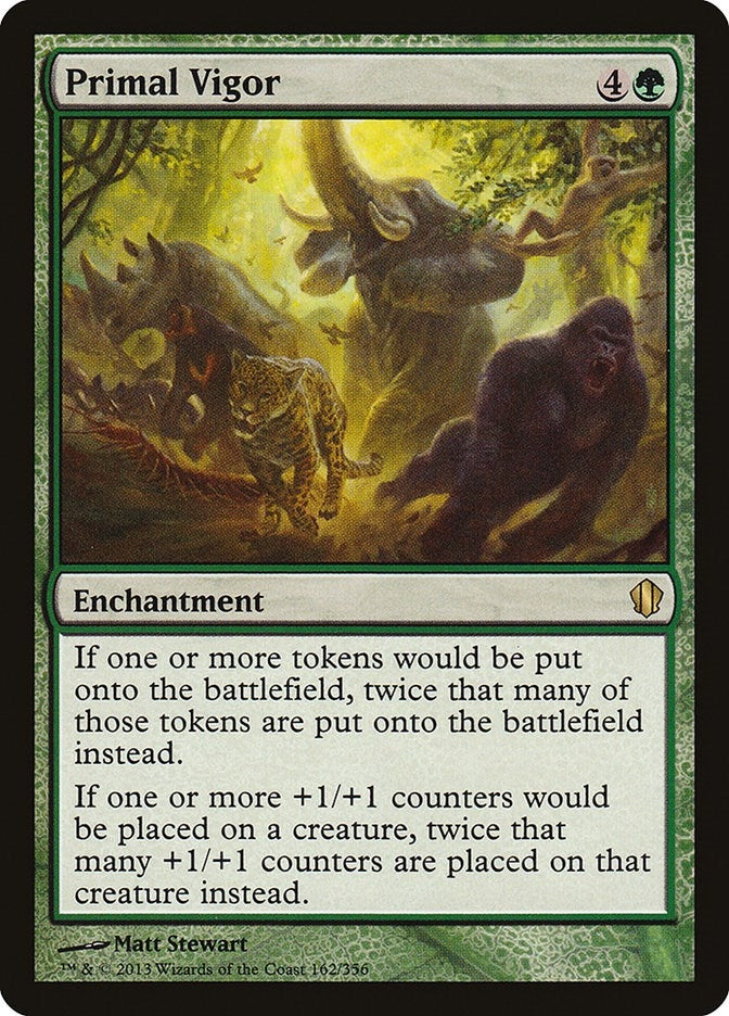 Image for Primal Vigor (162) [Commander 2013] - Magic: The Gathering
