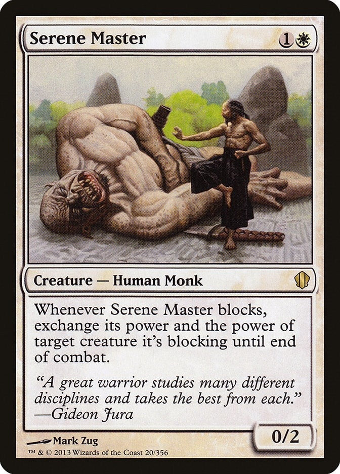Image for Serene Master (20) [Commander 2013] - Magic: The Gathering