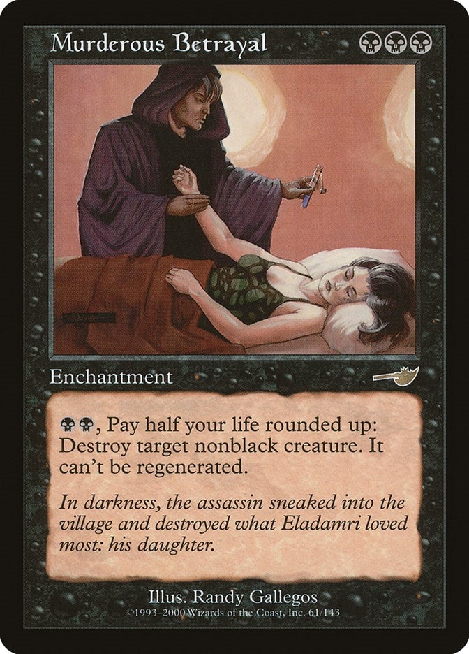 Image for Murderous Betrayal (61) [Nemesis] - Magic: The Gathering
