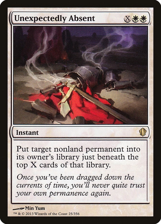Image for Unexpectedly Absent (25) [Commander 2013] - Magic: The Gathering