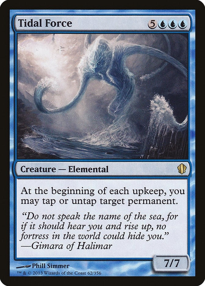 Image for Tidal Force (62) [Commander 2013] - Magic: The Gathering