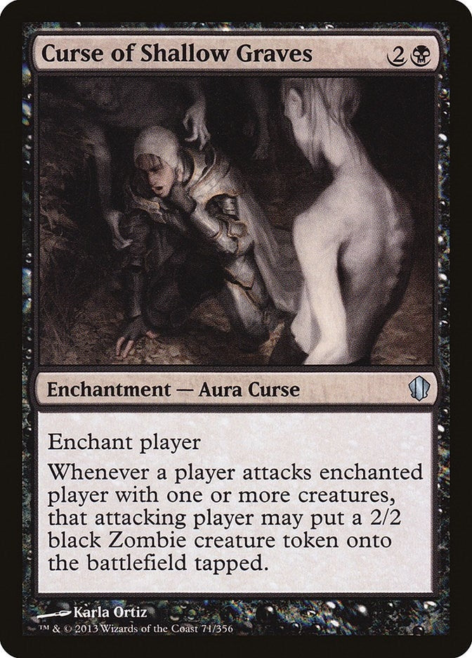 Image for Curse of Shallow Graves (71) [Commander 2013] - Magic: The Gathering