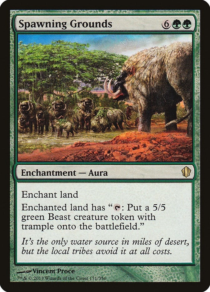 Image for Spawning Grounds (171) [Commander 2013] - Magic: The Gathering