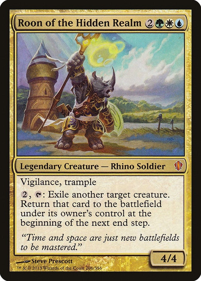 Image for Roon of the Hidden Realm (206) [Commander 2013] - Magic: The Gathering