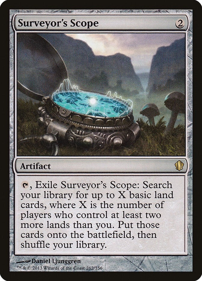 Image for Surveyor's Scope (262) [Commander 2013] - Magic: The Gathering