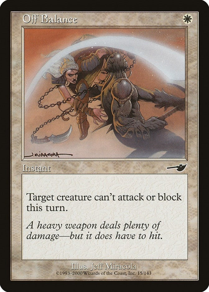Image for Off Balance (15) [Nemesis] - Magic: The Gathering