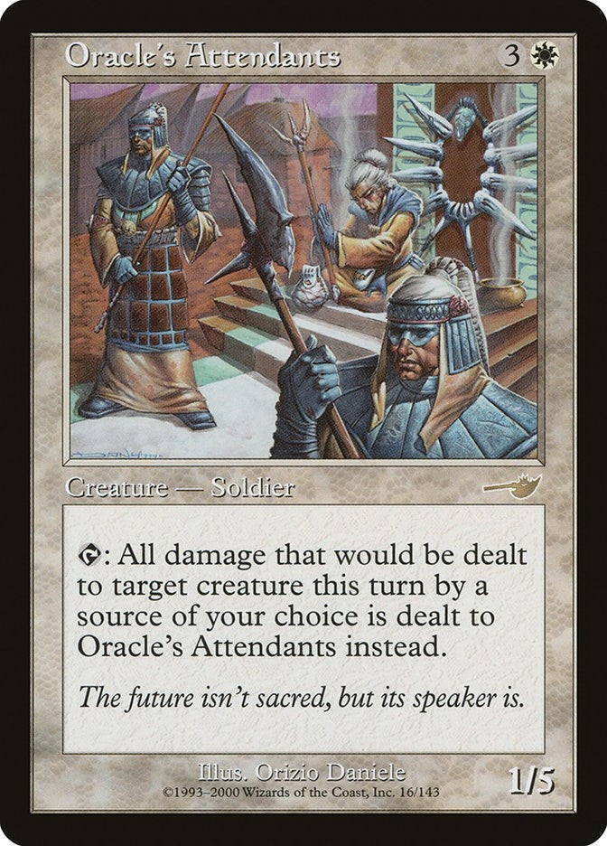 Image for Oracle's Attendants (16) [Nemesis] - Magic: The Gathering