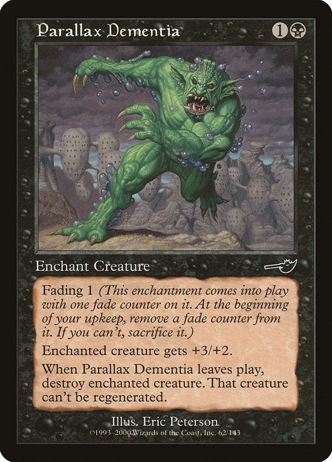 Image for Parallax Dementia (62) [Nemesis] - Magic: The Gathering