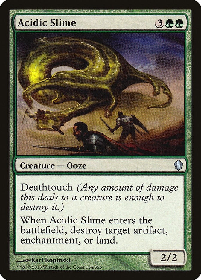 Image for Acidic Slime (134) [Commander 2013] - Magic: The Gathering