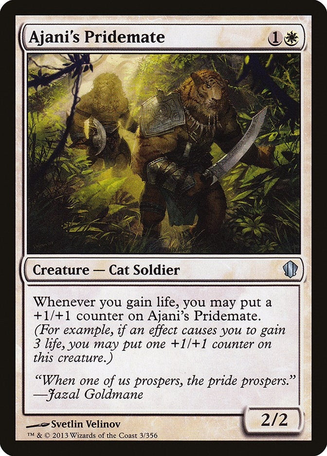Image for Ajani's Pridemate (3) [Commander 2013] - Magic: The Gathering