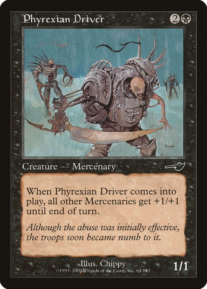 Image for Phyrexian Driver (64) [Nemesis] - Magic: The Gathering