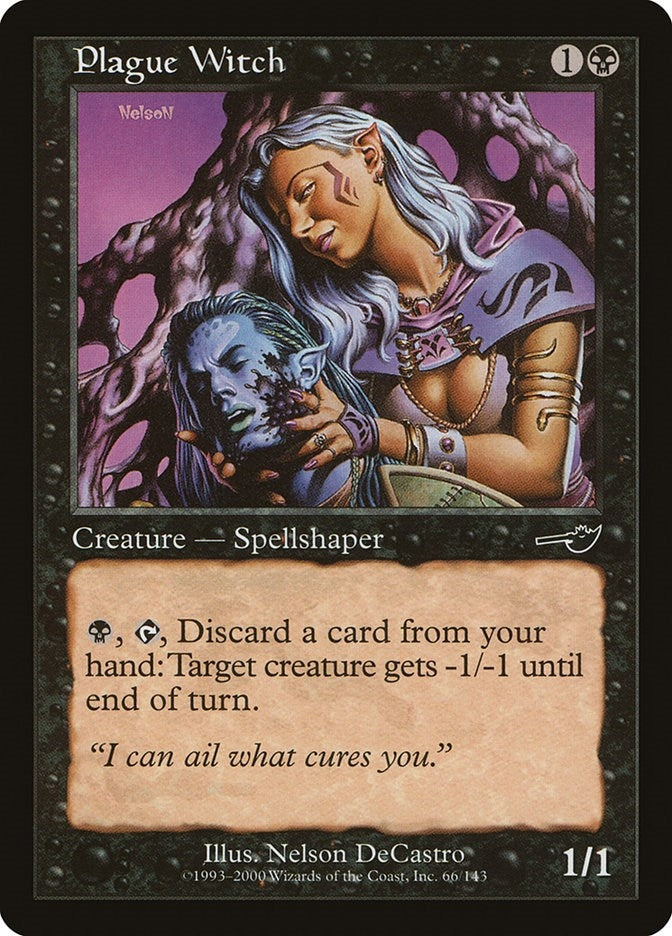 Image for Plague Witch (66) [Nemesis] - Magic: The Gathering